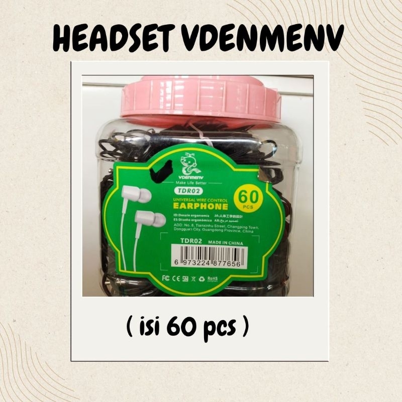 HEADSET TOPLES VDENMENV TDR02