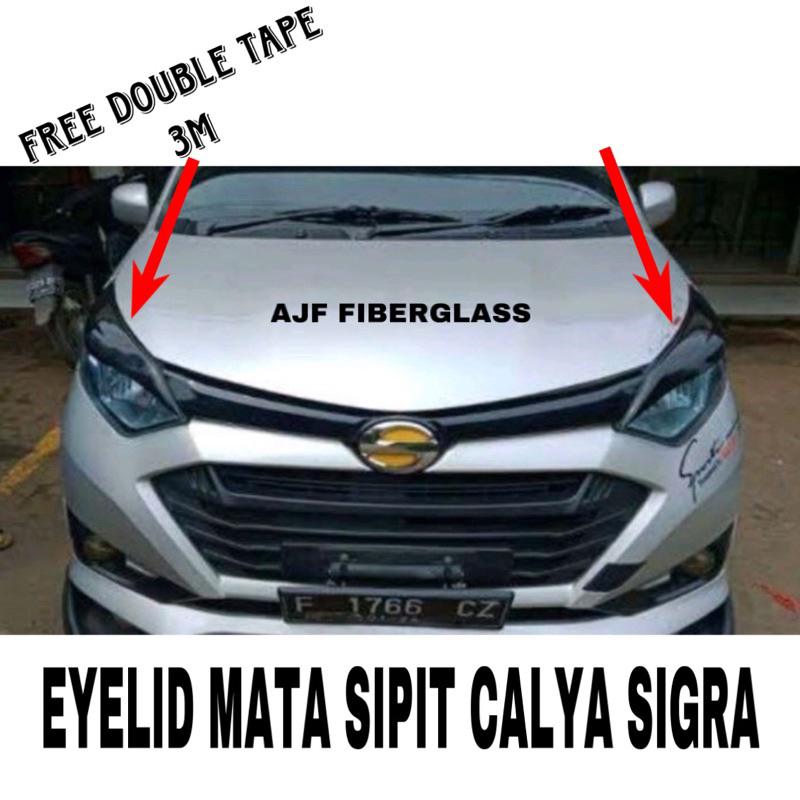 Eyelid Mata Sipit Cover Headlamp Calya Sigra Non Facelif (2pcs kanan kiri)