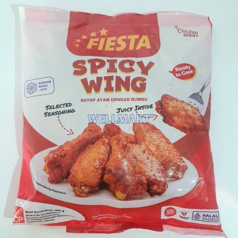 

Fiesta Spicy Wing 400gr Sayap Ayam dengan Bumbu