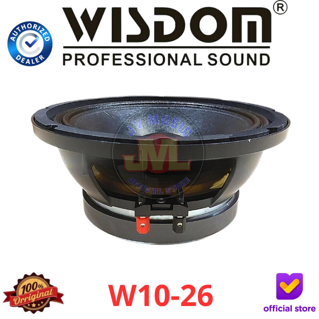 Wisdom W1026 Speaker Component Wisdom W10-26 10-Inch Komponen Speaker WISDOM W-1026