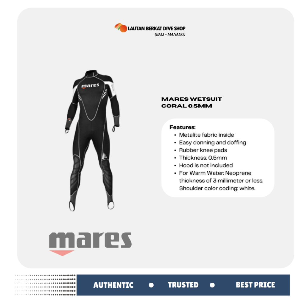 WETSUIT MARES CORAL 0.5MM