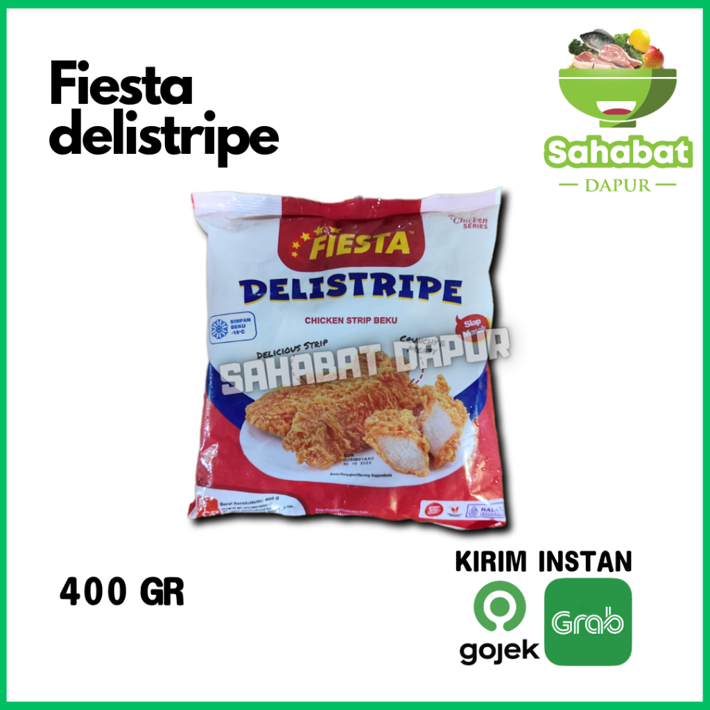 

Fiesta Delistripe / Chicken Stripe 400gr - Sahabatdapur