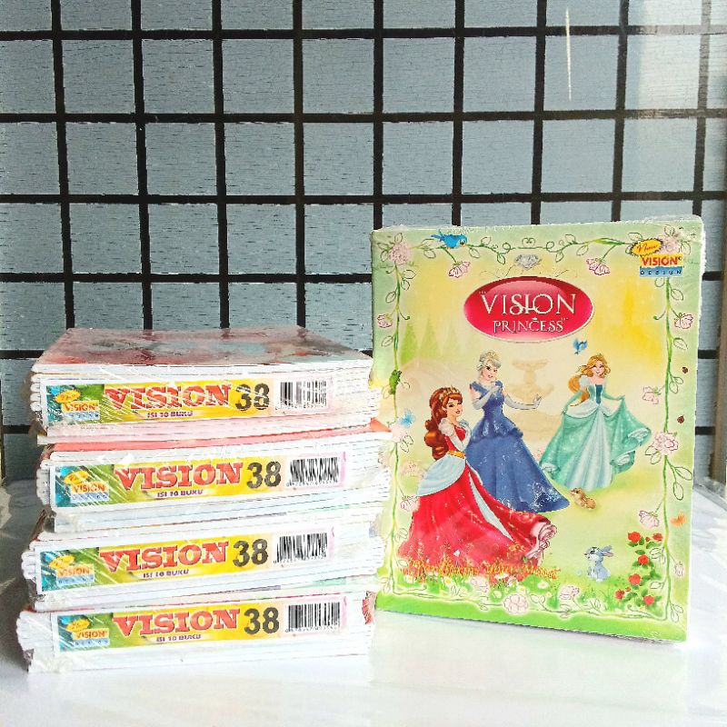 

Buku Tulis Vision 38 Lembar ( Pak 10 Buku ) [ Original )