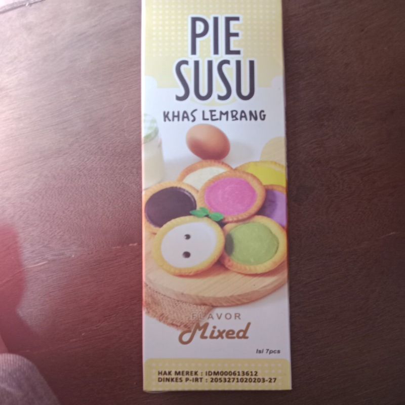 

pie susu khas lembang bandung rasa aneka rasa isi 7 pcs