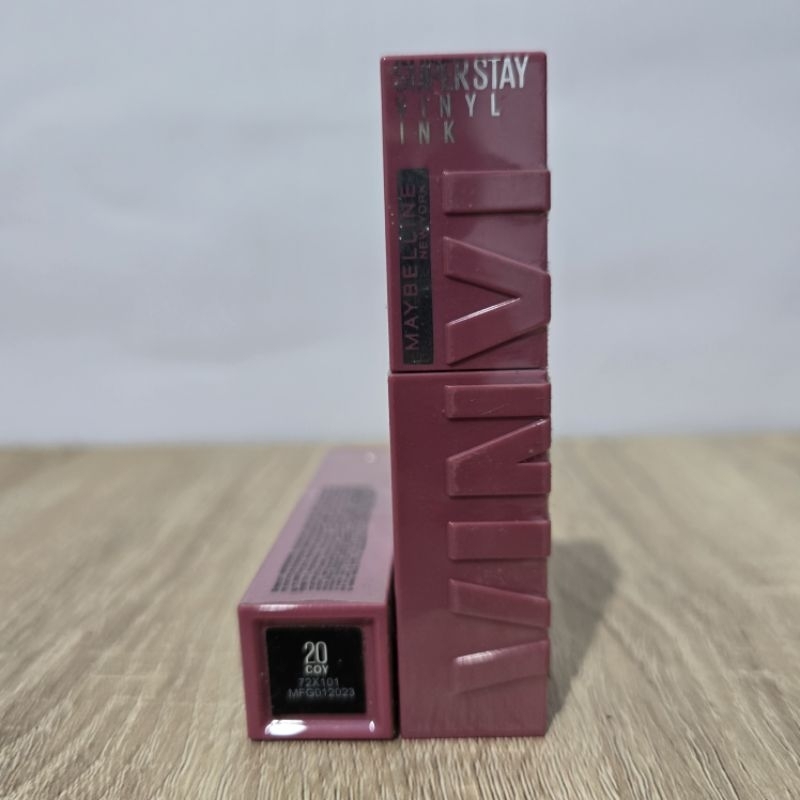 [Original, 20] Maybelline Superstay Vynil Vinyl Ink 4.2 ml Liquid Matte Lipstick 20 Coy