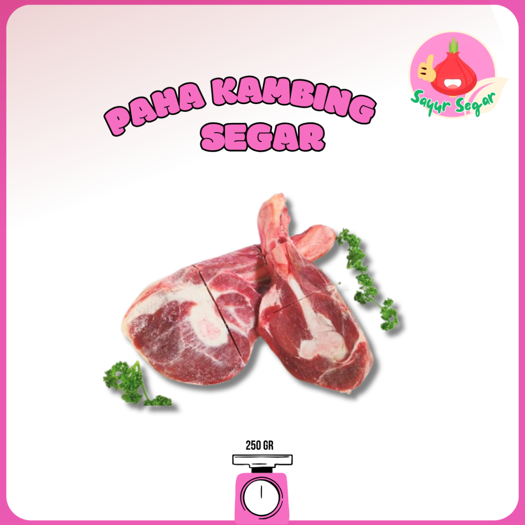 

Sayur Segar - Daging Paha Kambing/Goat Thighs 250 gr