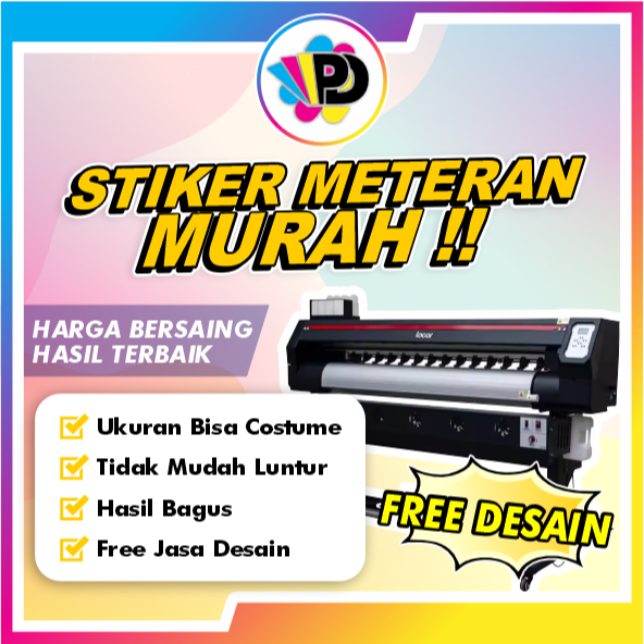 

CETAK STIKER MURAH | CETAK STIKER METERAN | STIKER METERAN MURAH | STIKER LABEL MURAH | STIKER DINDING MURAH | FREE JASA DESAIN