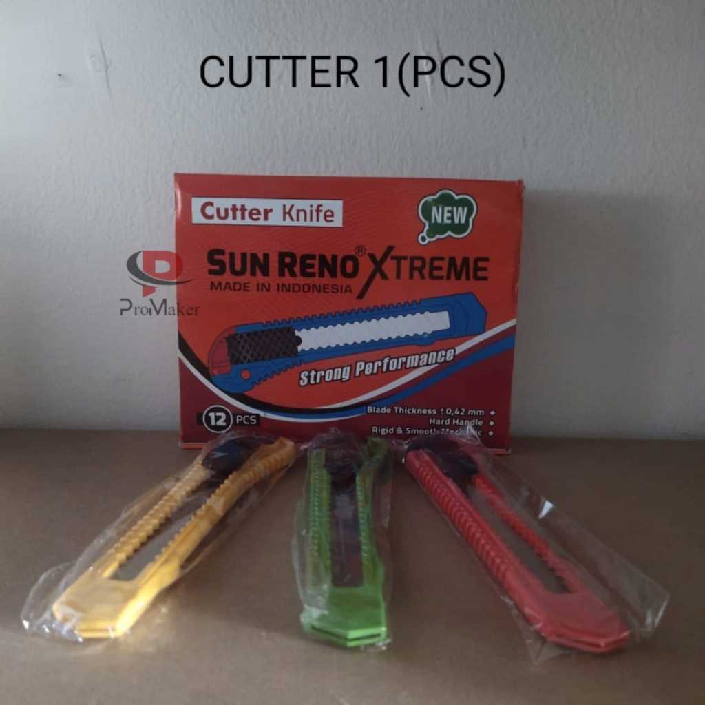 

Cutter L500 1pcs SUN RENO EXTREME Pemotong Multifungsi untuk Keperluan Harian