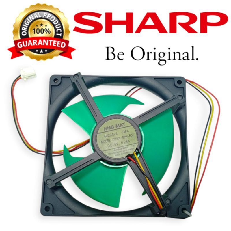 FAN MOTOR KULKAS SHARP NMB-MAT MODEL FBA12J15V | FAN KIPAS KULKAS ARUS DC 15 VOLT ORIGINAL