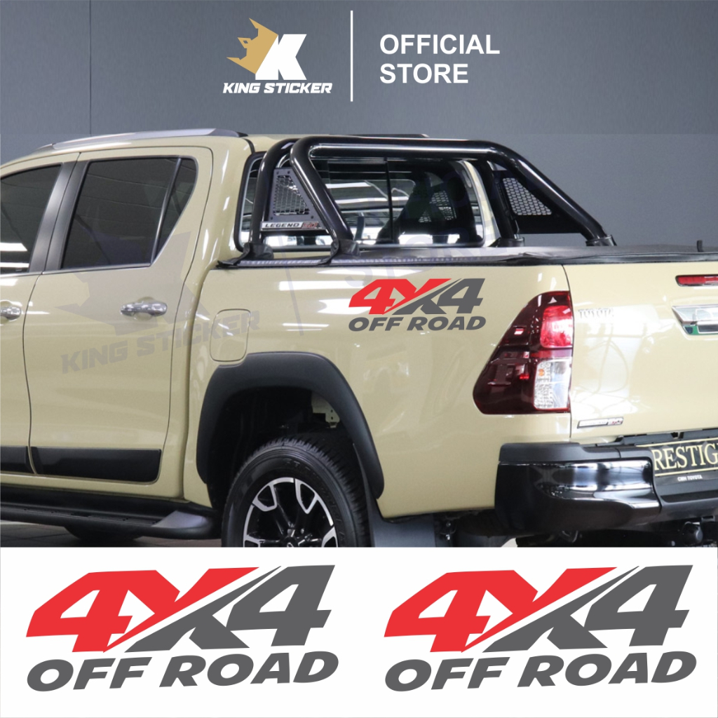 HLX2 Sticker 4x4 off road / sticker mobil hilux stiker mobil 4x4 off road stiker mobil 4x4 off road