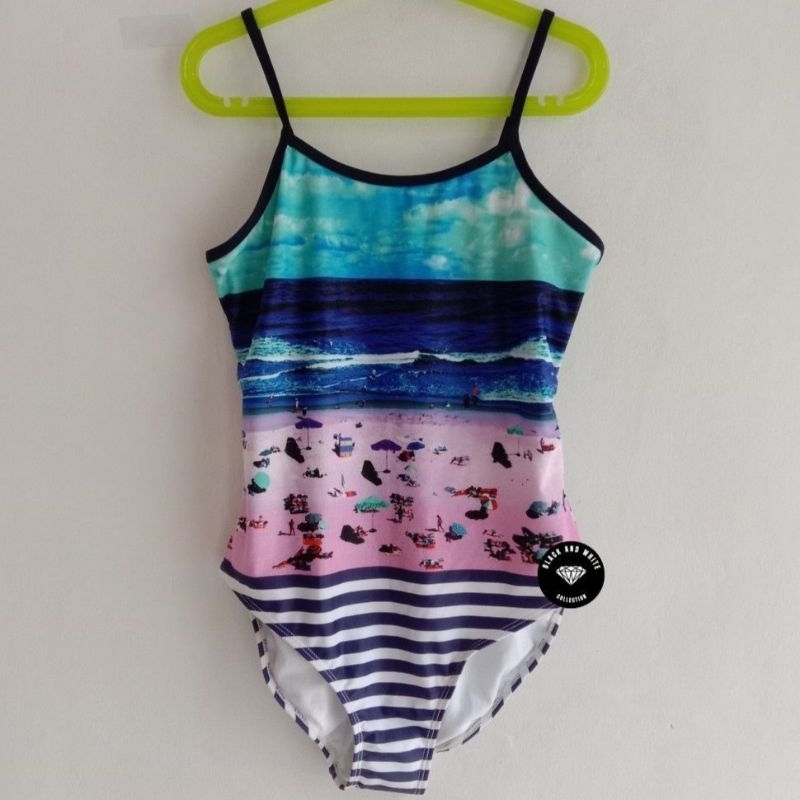 Swimsuit Baju Renang Leotard Old Navy Motif Beach