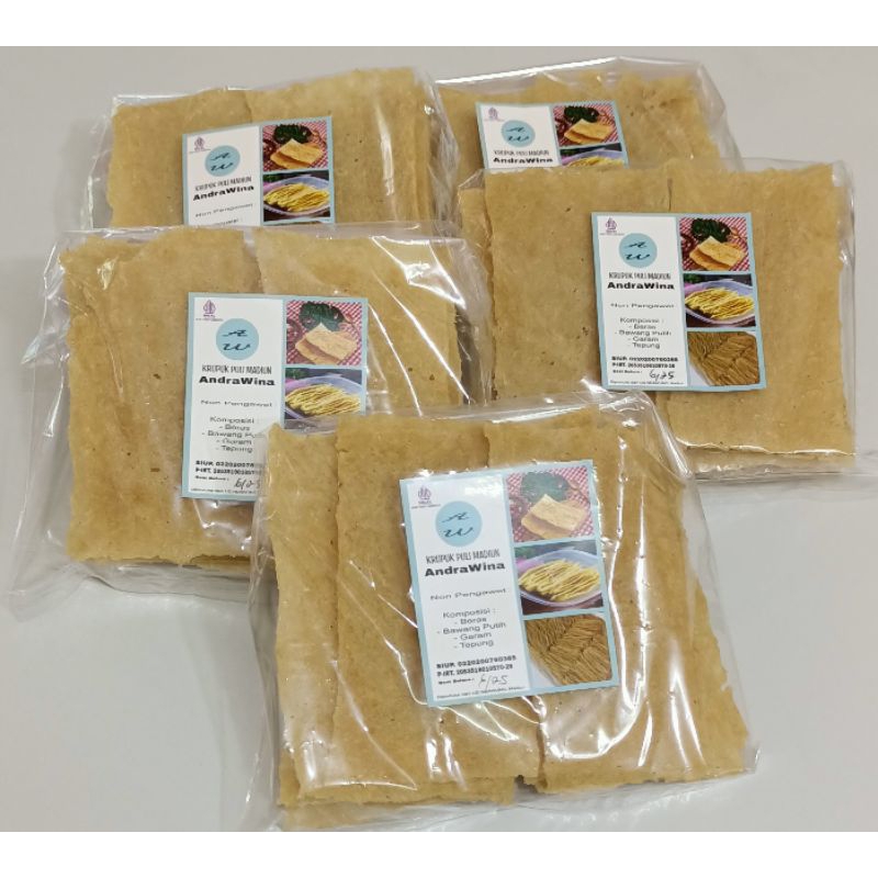 

KRUPUK PULI NDAWUNG MADIUN SOKO KEMASAN 100GR