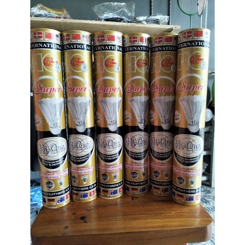 shutlecock HIQUA GOLD / HI-QUA hiqua gold original ✅