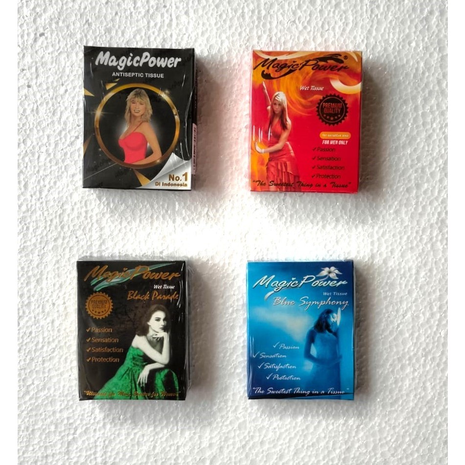 [Whispers] Tissue Magic Power / Tisu Magic Power Classic Hitam - Isi 6 Lembar