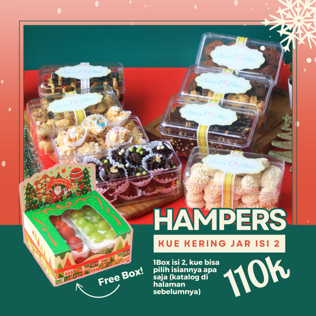 

Hampers Christmas 110K ( KUE KERING JAR ISI 2 )