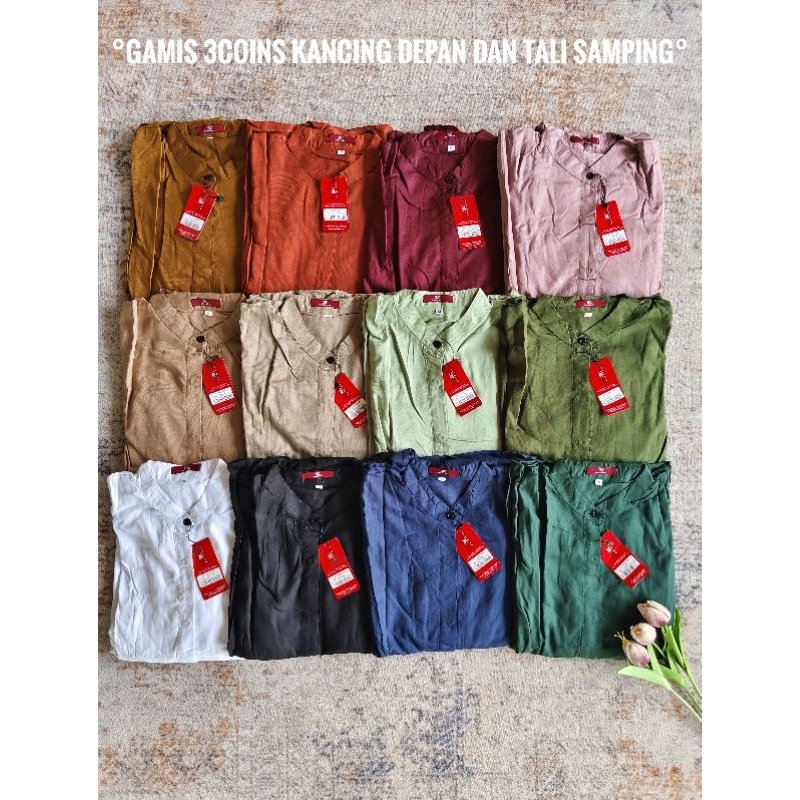 Gamis 3Coins Original Gamis Wanita Bahan Katun
