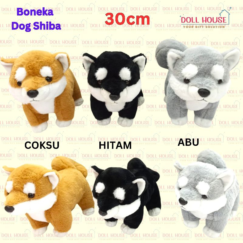 Boneka Doggy / Boneka Anjing Shiba / Boneka Dog / Boneka Lying dog shiba