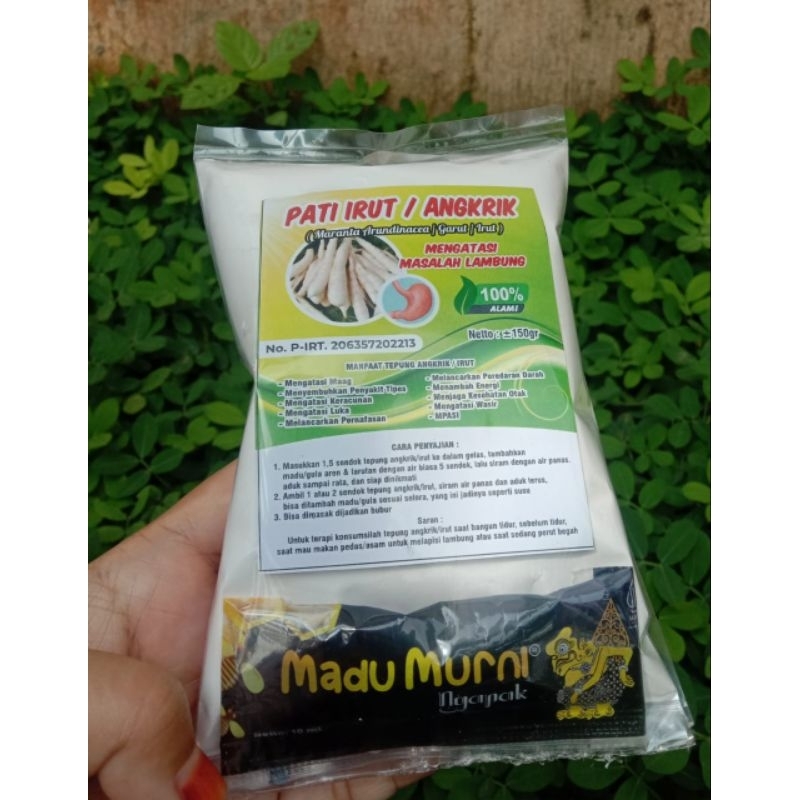 

TEPUNG GARUT/IRUT PLUS MADU UNTUK ASAM LAMBUNG 150 GRAM