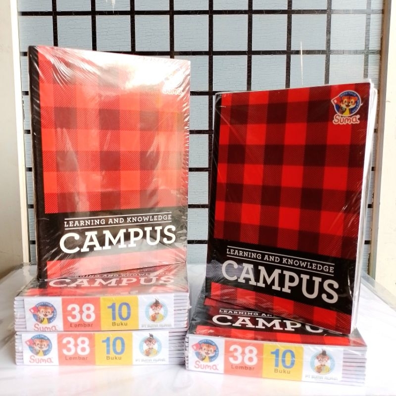 

HJK Buku Tulis Campus Suma 38 Lembar ( Pak 10 Buku ) [ Original ]