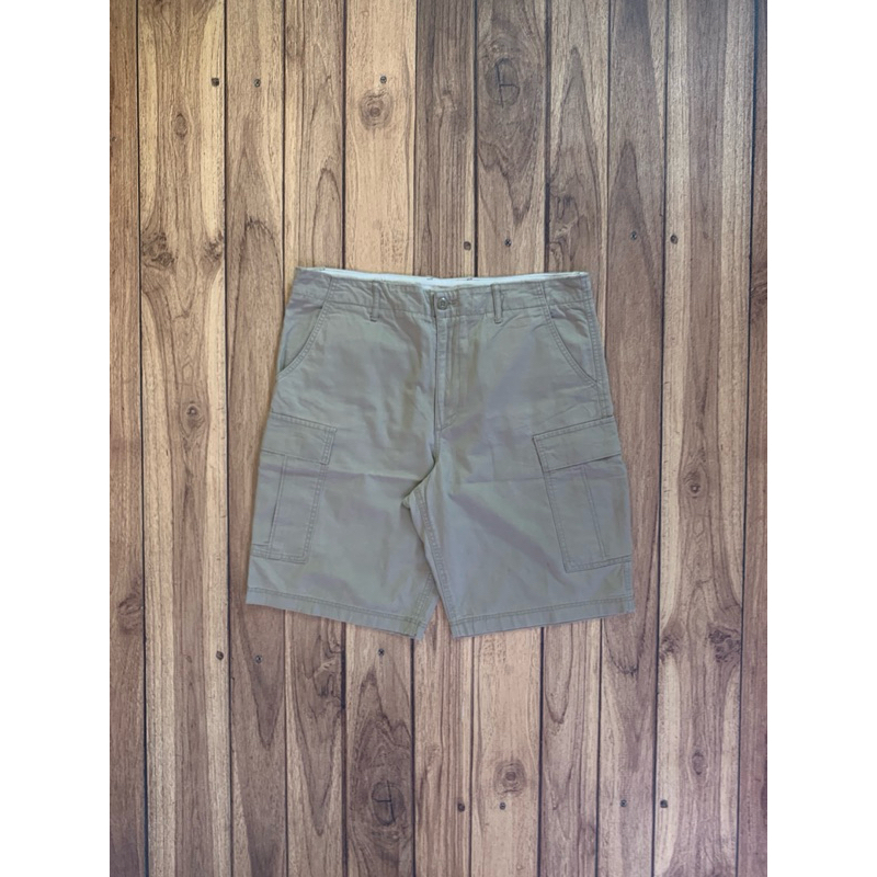 UNIQLO CARGO SHORTPANTS KHAKI SECOND ORIGINAL