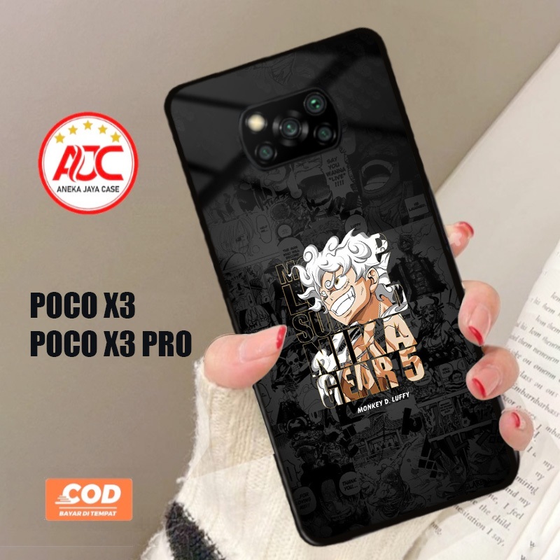 Case Xiaomi POCO X3 Casing POCO X3 PRO [ LUFFY ] Case Hp Glossy Casing Hardcase Softcase Bisa cod
