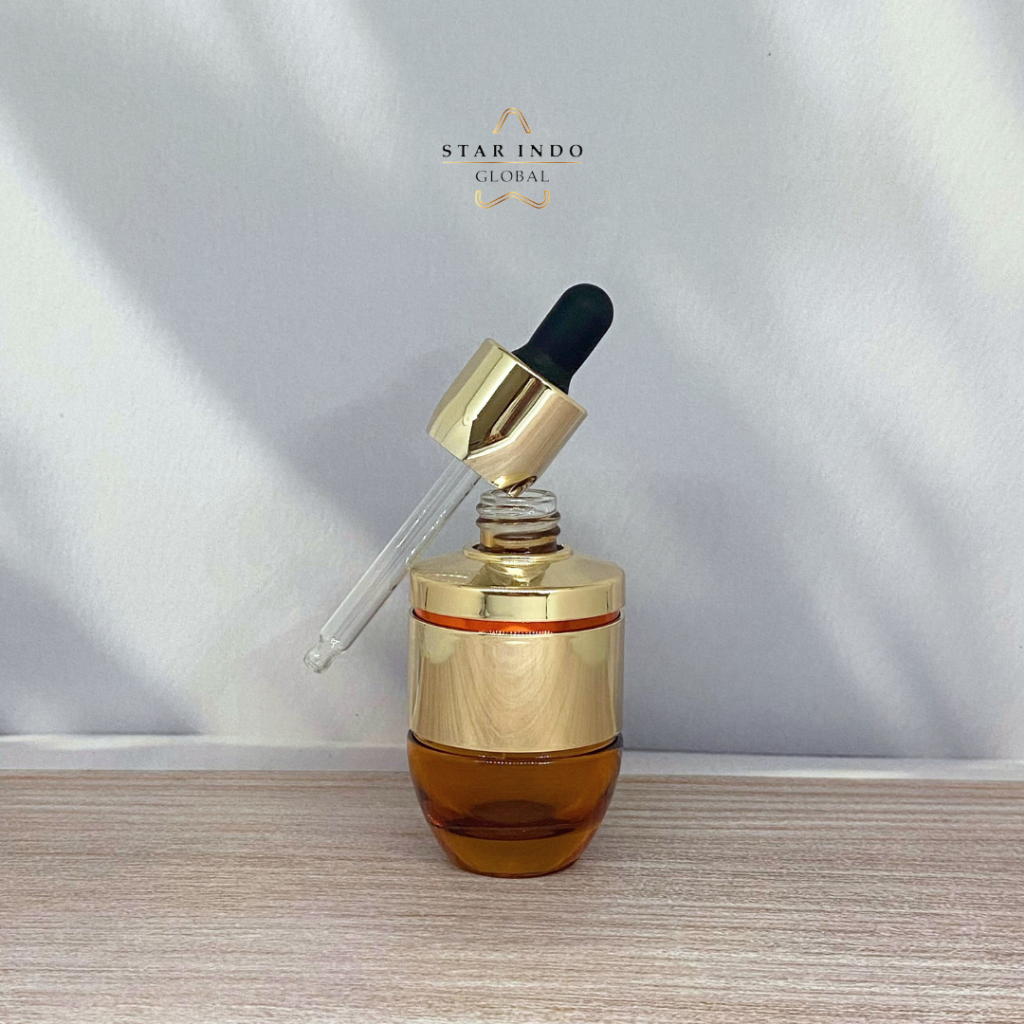 Botol Serum Pipet 30ml / Botol Pipet 30ml bahan kaca coklat / Botol Kaca Serum Pipet 30 ml Amber