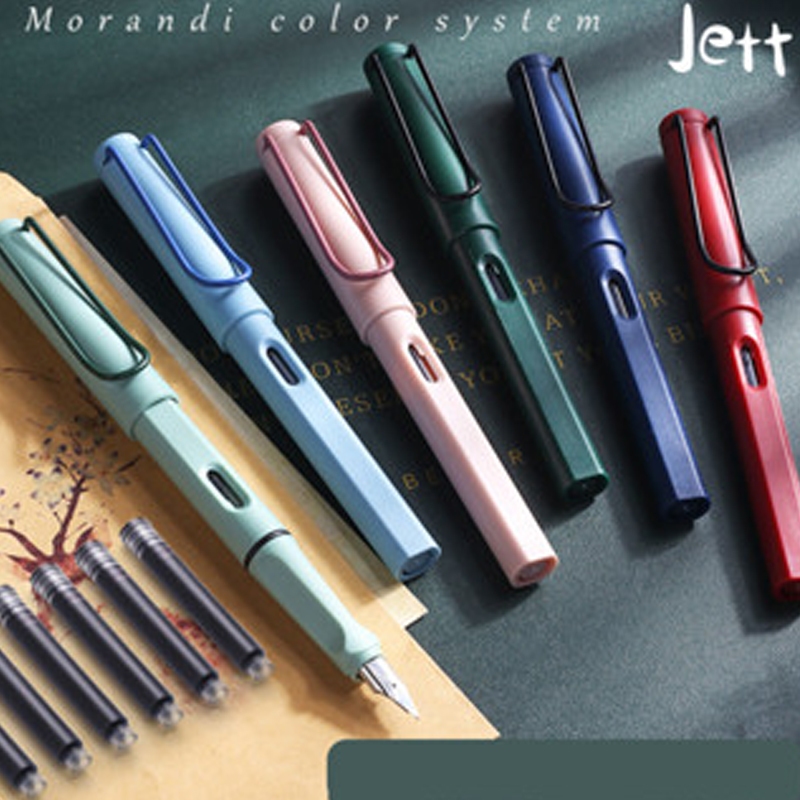 

Fountain Pen/pena universal/pen blotting putarHemat Tinta 0.38mm/0.5mm tidak mengandung tinta -Jett