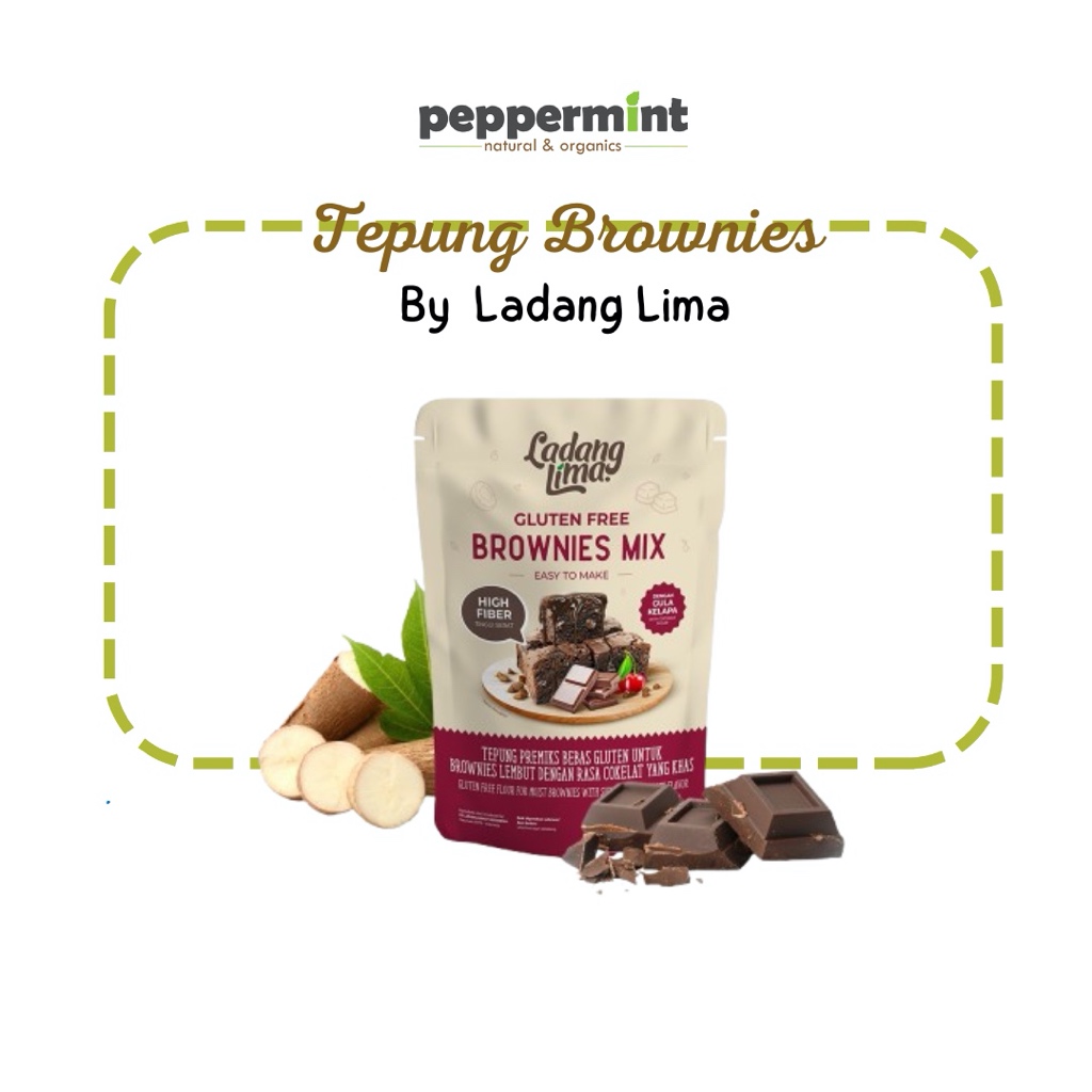 

Ladang Lima Tepung Brownies (230 gr) / Tepung Premix Brownies Gluten Free