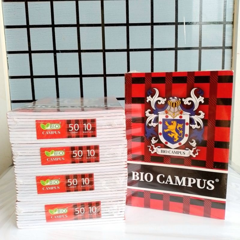 

HJK Buku Tulis Campus BIO 50 & 36 Lembar ( Pak 10 Buku ) [ Original ]