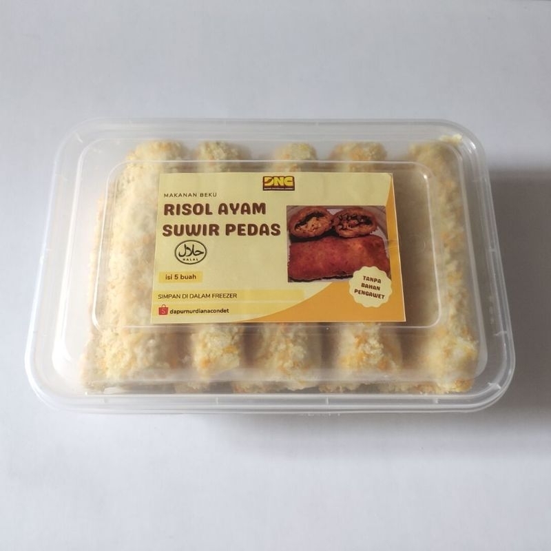 

RISOL AYAM SUWIR PEDAS ISI 5 FROZEN