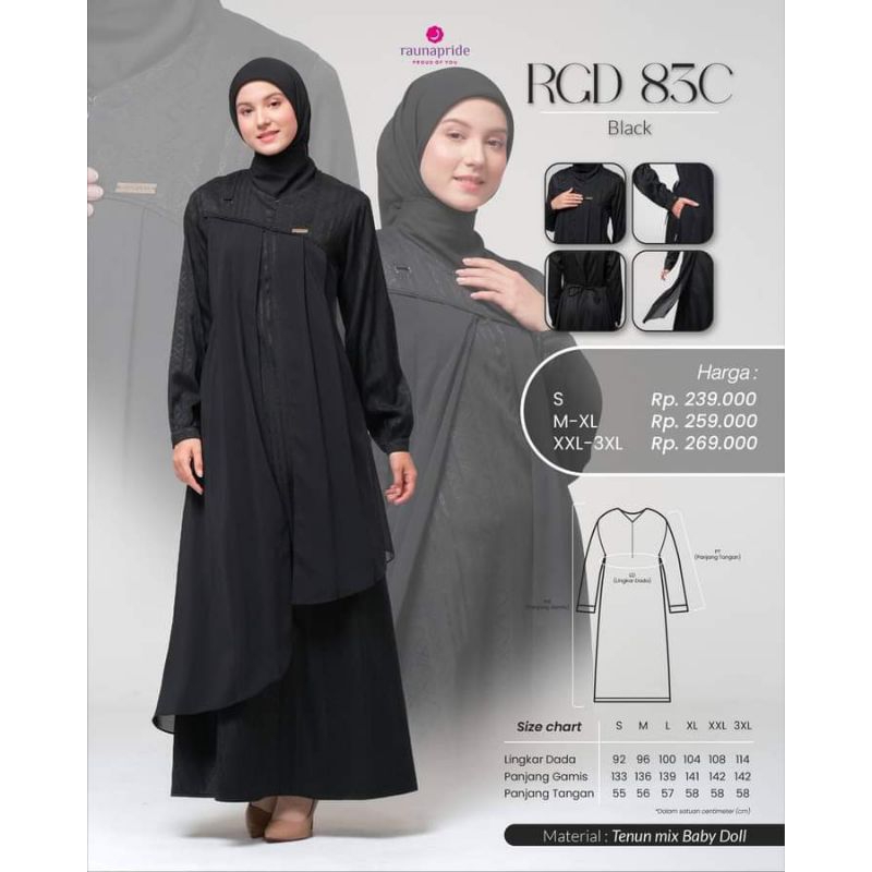 Gamis terbaru Rauna RGD 83C