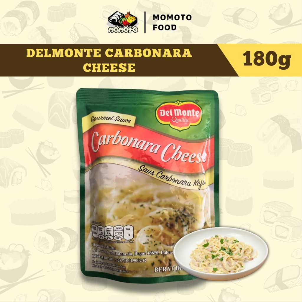 

DELMONTE Del Monte Carbonara Karbonara Cheese Keju Saus 180 gram