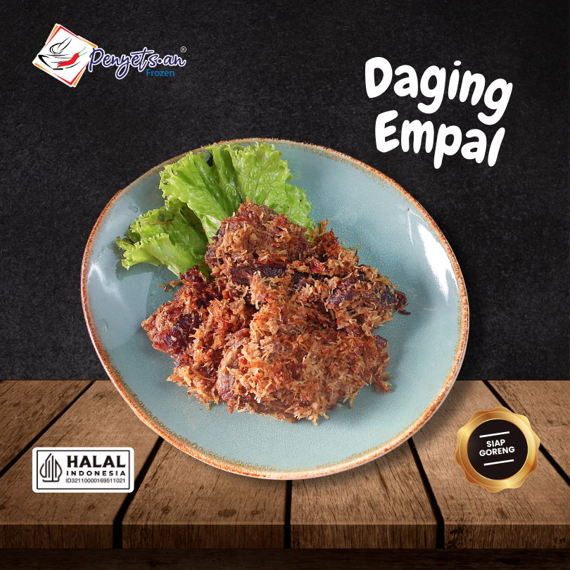 

PENYETS.AN DAGING EMPAL TINGGAL GORENG - 300 gram