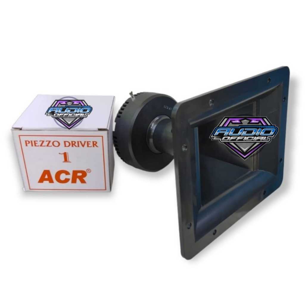Paket Corong + Twiter / Horn Tweter PVC Plastik 15x19cm + Driver Tweeter PIEZZO ACR Original