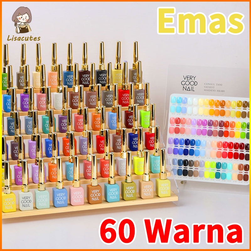 Very Good Nail 60 Warna*15ml Lisacutes.Nail Gel Polish Set Gel Nail Polish Kit UV Gel Polish Gel Mil