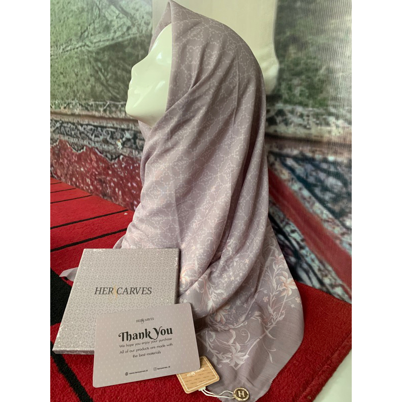 Segi 4 Herscarves/Segi 4 terbaru /Segi 4 box