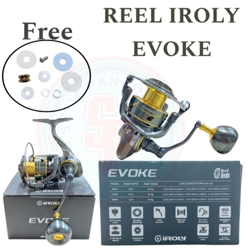 REEL IROLY EVOKE 6000 POWER HANDLE