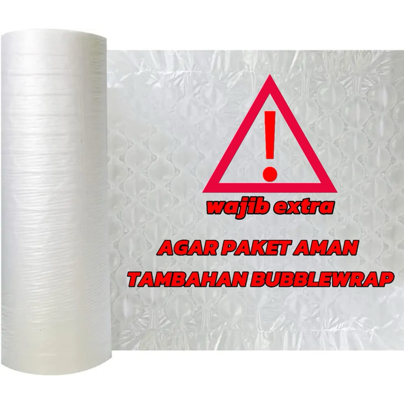 

[TAMBAHAN PACKING] WAJIB EXTRA TAMBAHAN PACKING BUBBLEWRAP UK.1m