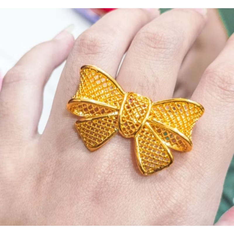 CINCIN DUBAI TERBARU LAPIS EMAS 24K PERHIASAN DUBAI TERBARU