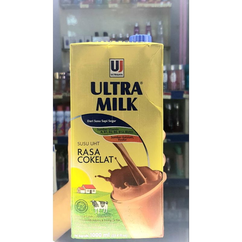 

Ultra Milk 1 L Susu UHT Variant Cokelat