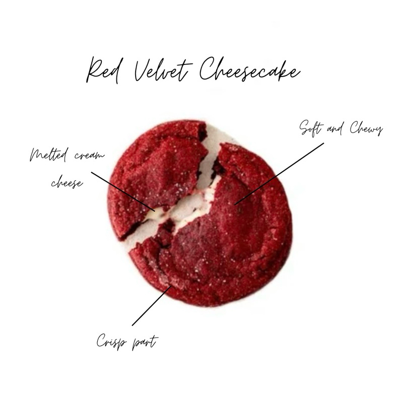 

Brown Butter Red Velvet Cheesecake Chewy Soft Cookies