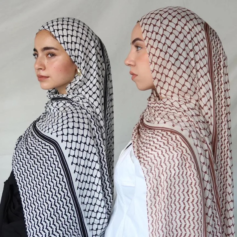 PASHMINA VISCOSE KEFFIYEH PRINT | KEFFIYEH VISCOSE MODAL
