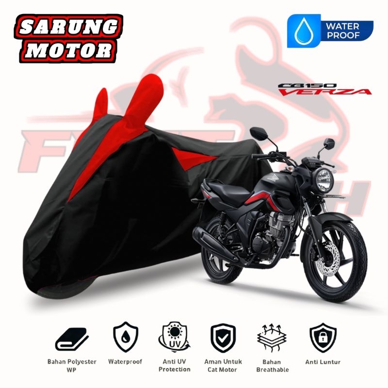 Cover pelindung body motor New CB Verza 150, Verza, Tiger, Megapro, Thunder dan motor setara dimensi