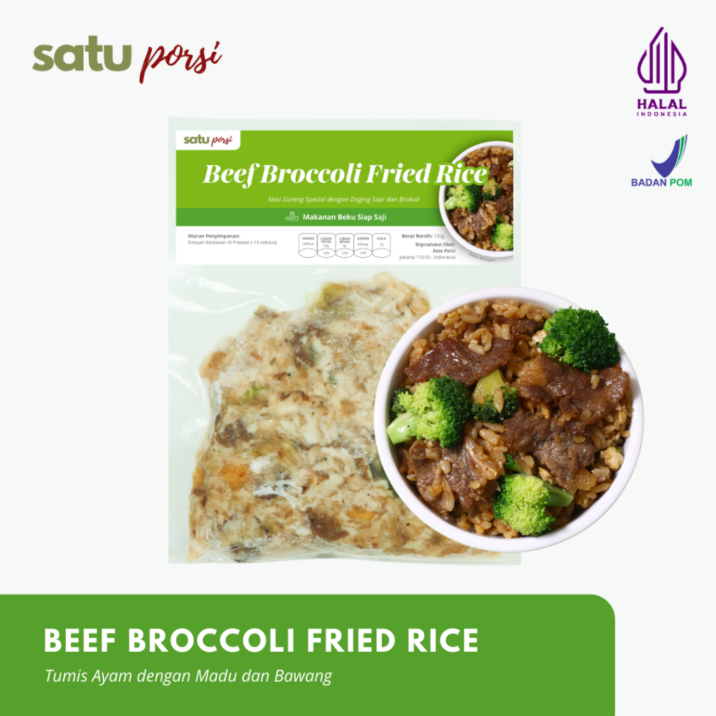 

Satu Porsi Beef Broccoli Fried Rice