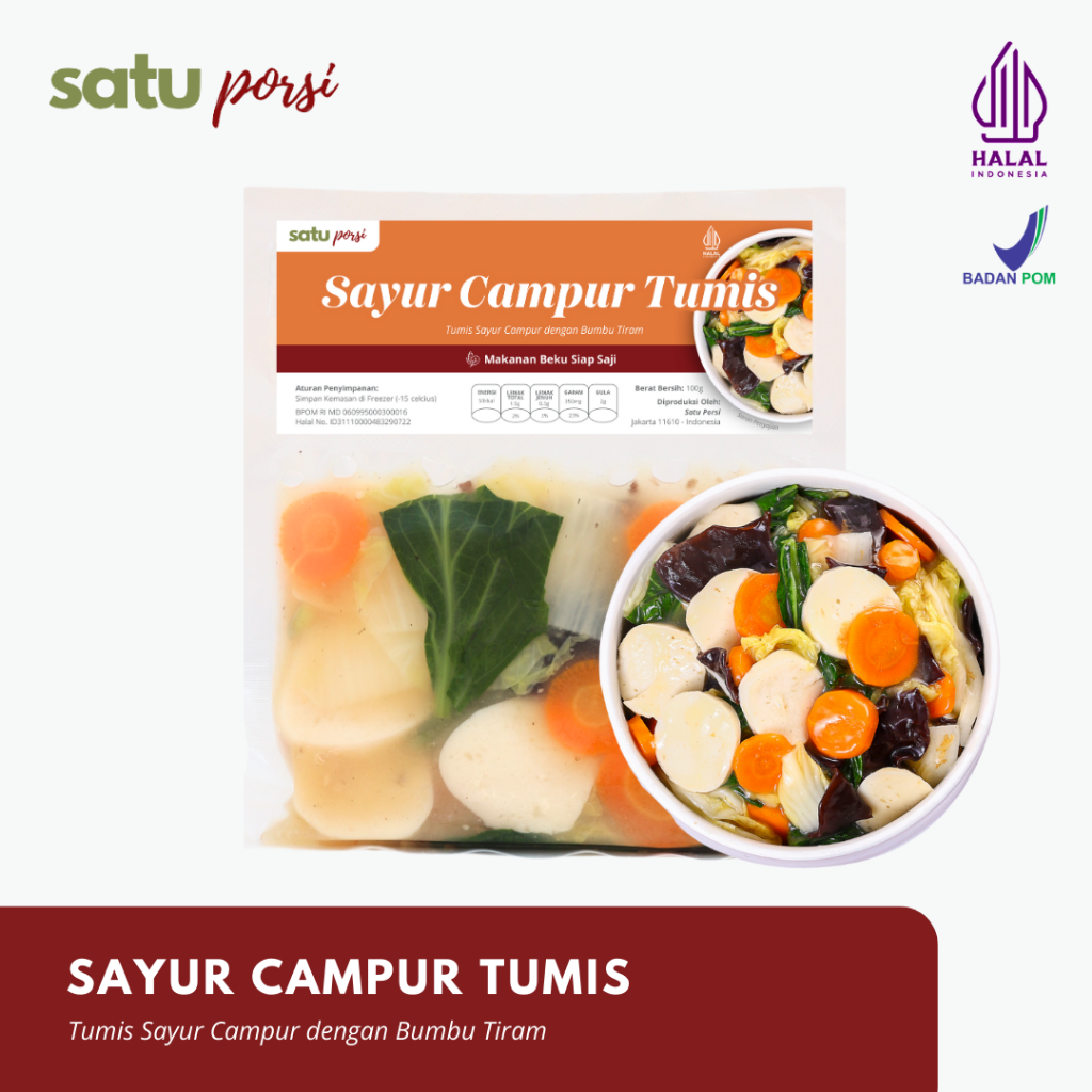 

Satu Porsi Sayur Campur Tumis