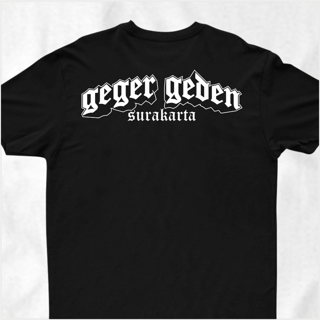 kaos GEGER GEDEN SURAKARTA ORIGINAL MERC LIMITED EDITION