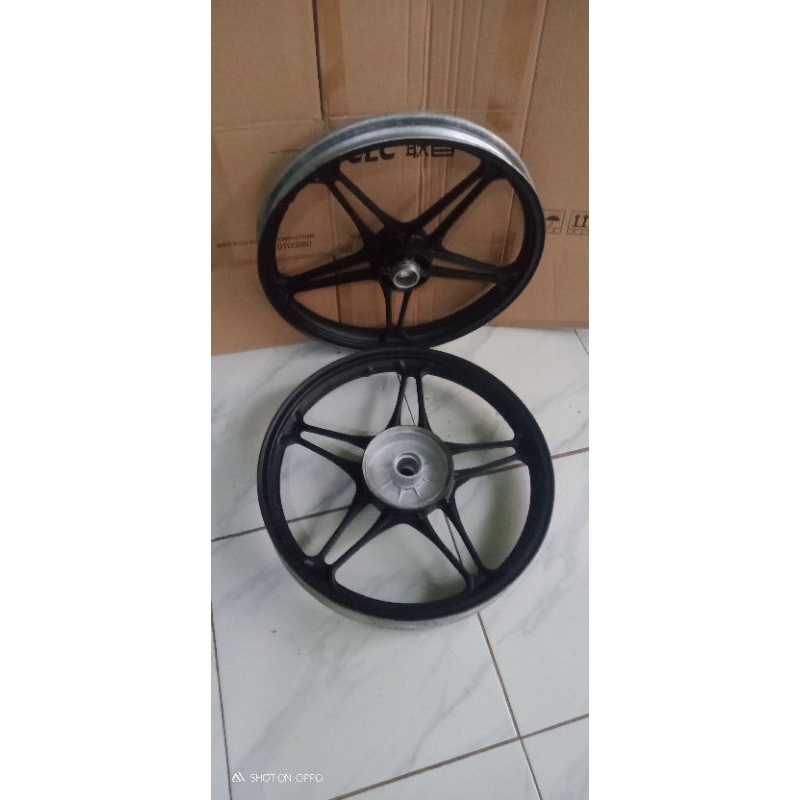 velg pelek racing depan belakang Suzuki thunder original copotan
