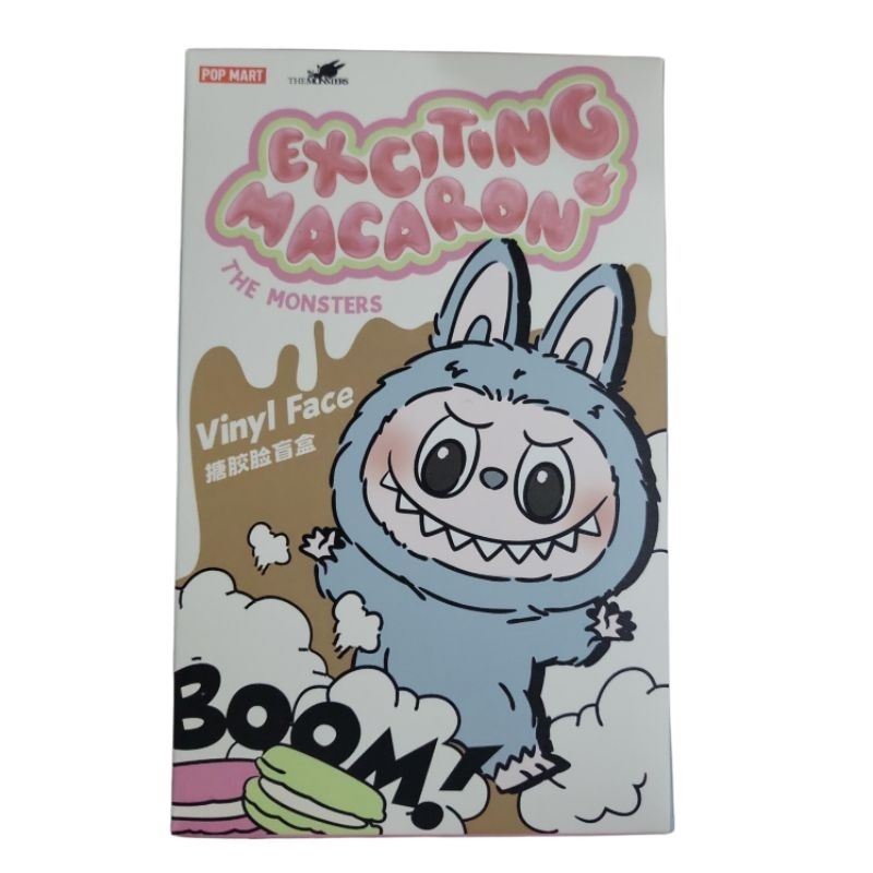 Labubu Exciting Macaron Soymilk LycheeBerry GreenGrape SeaSaltCoconut Toffee SesameBean Blindbox Ran