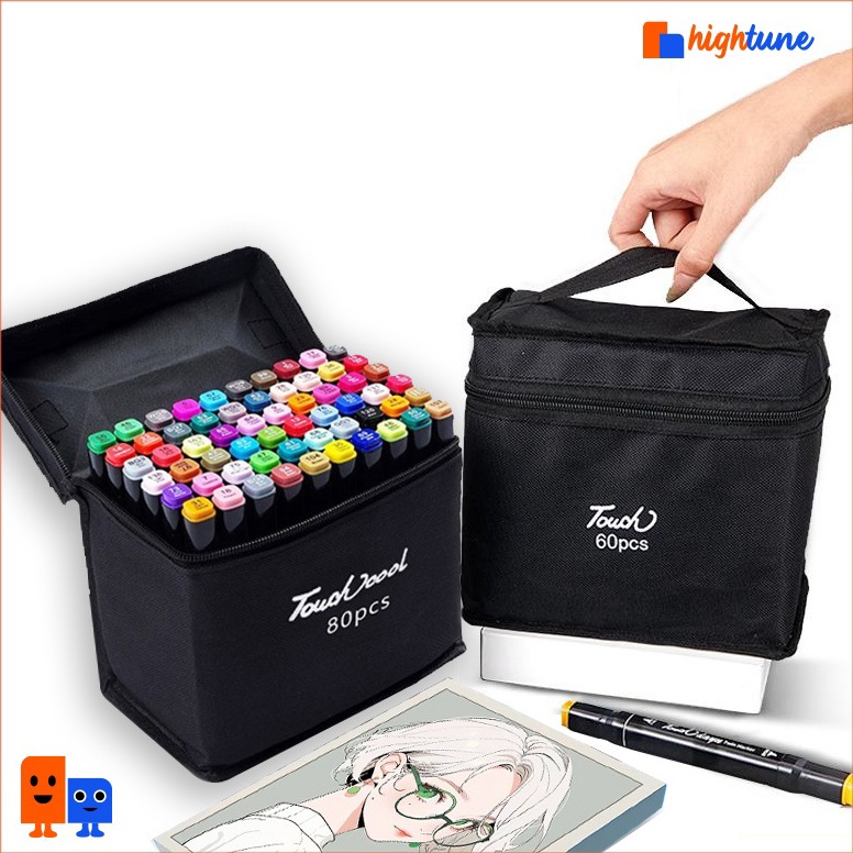 

KODE E85R Hightune Spidol Sketsa Spidol Umum 2468112 Warna Spidol Brush Pen Animation Markers