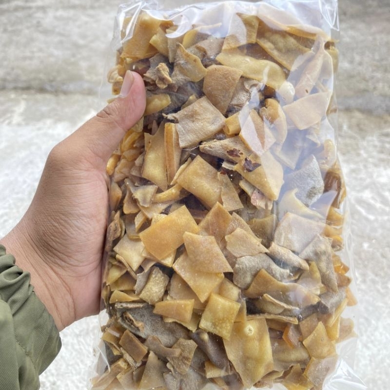 

krecek pritilan rambak kulit sapi pritilan 500gram mentah